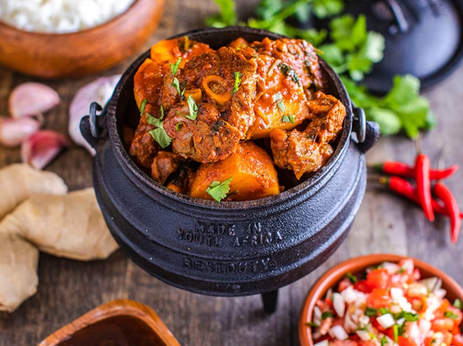 The ultimate South African one-pot dish! This traditional potjie is filled to the brim with a delicious beef and mushroom recipe.