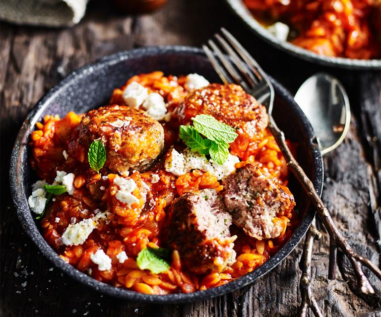 How to Make the Perfect Lamb and Mint Meatballs with Risoni