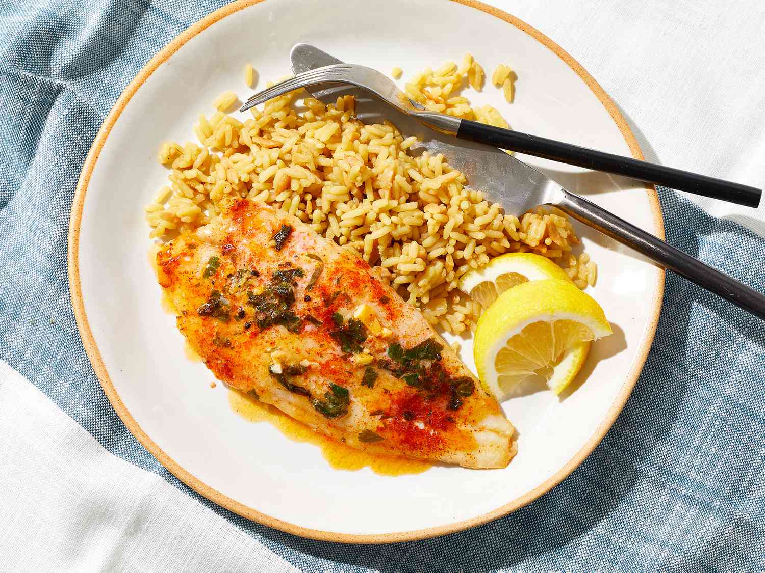 Spanish-Style Fish & Rice Recipe