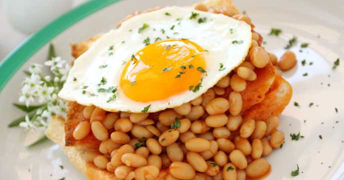 Poached Egg with Baked Beans on Toast Recipe