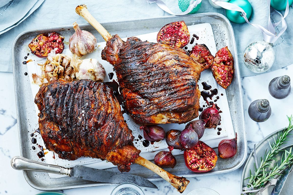 Maggie Beer's chargrilled Barossa milk-fed lamb
