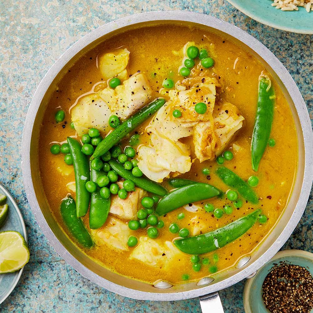 Coconut fish curry