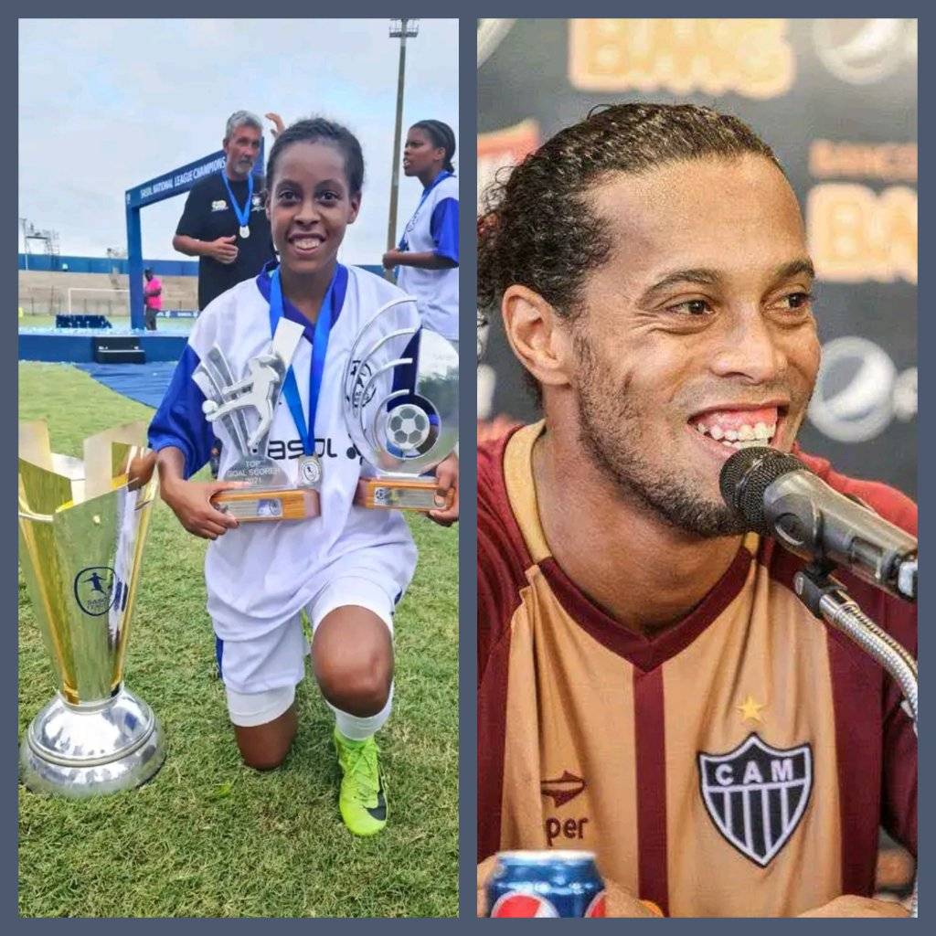Miche Minnies has responded to comparisons to former Brazil midfielder Ronaldinho