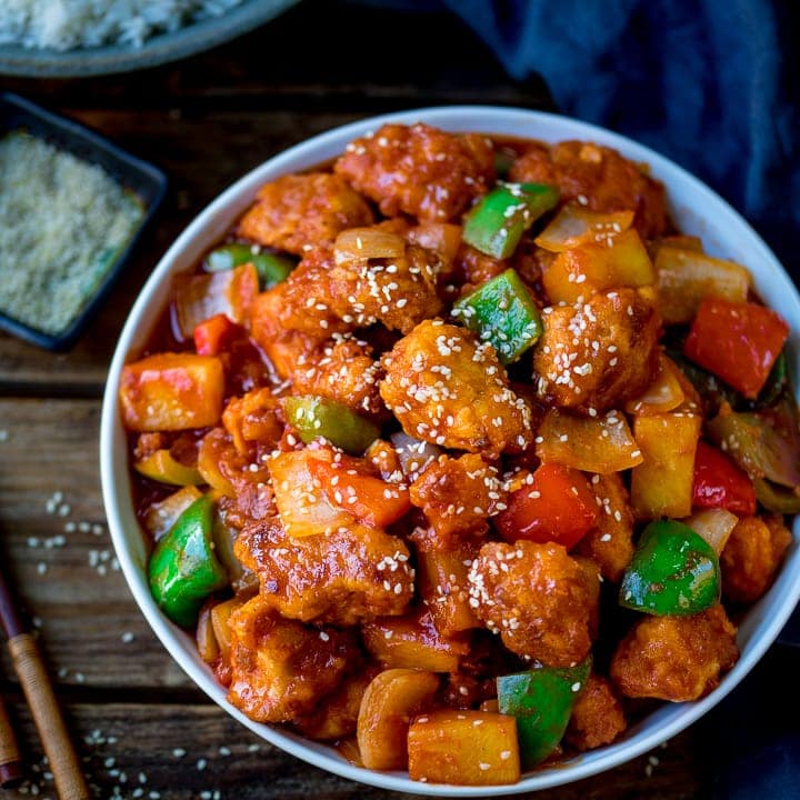 Sweet and sour chicken Hong Kong style