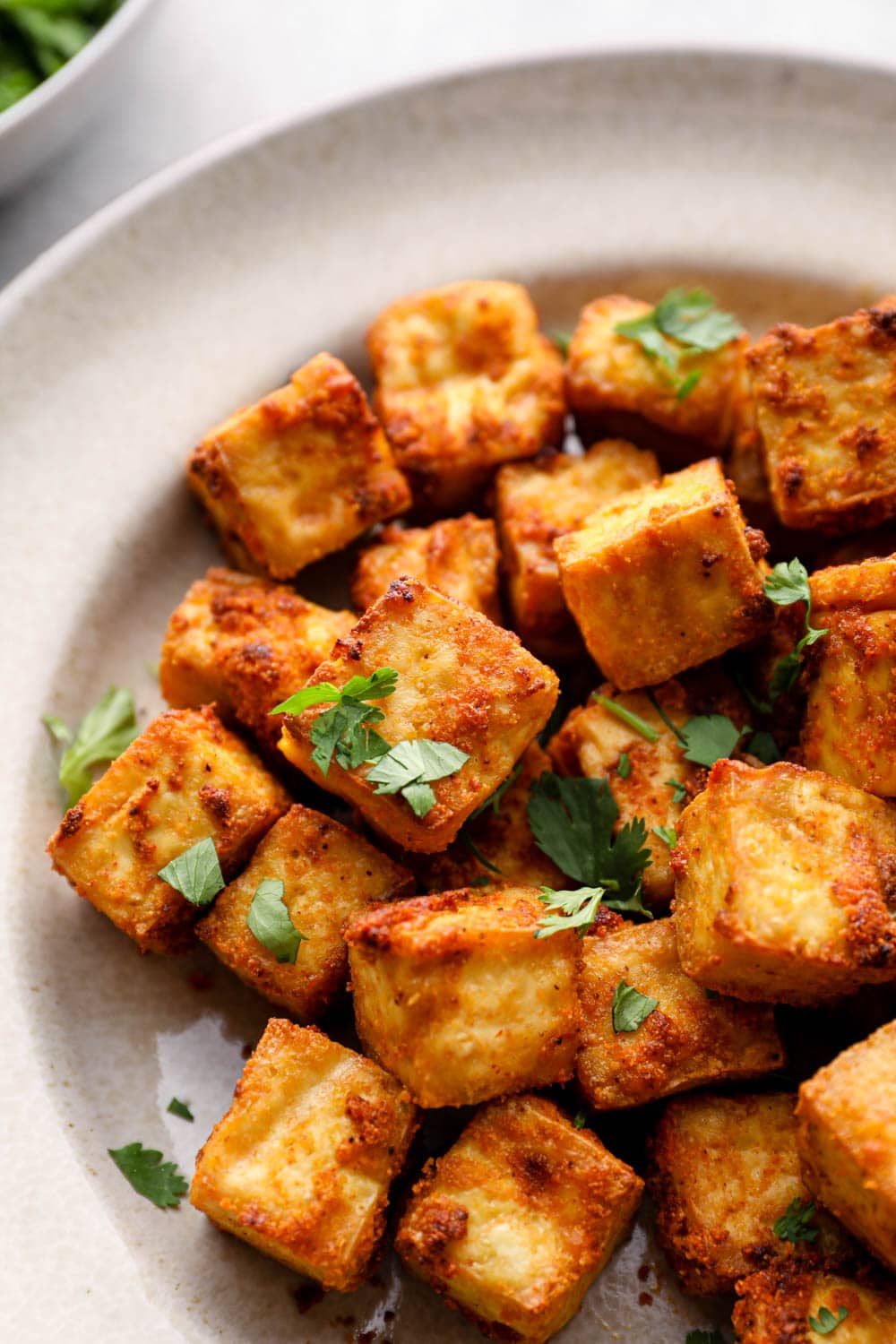 Air fryer crispy tofu