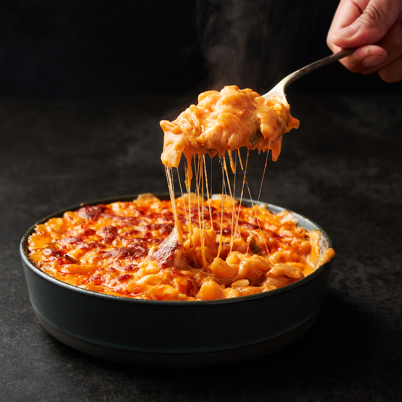 Kimchi macaroni and cheese