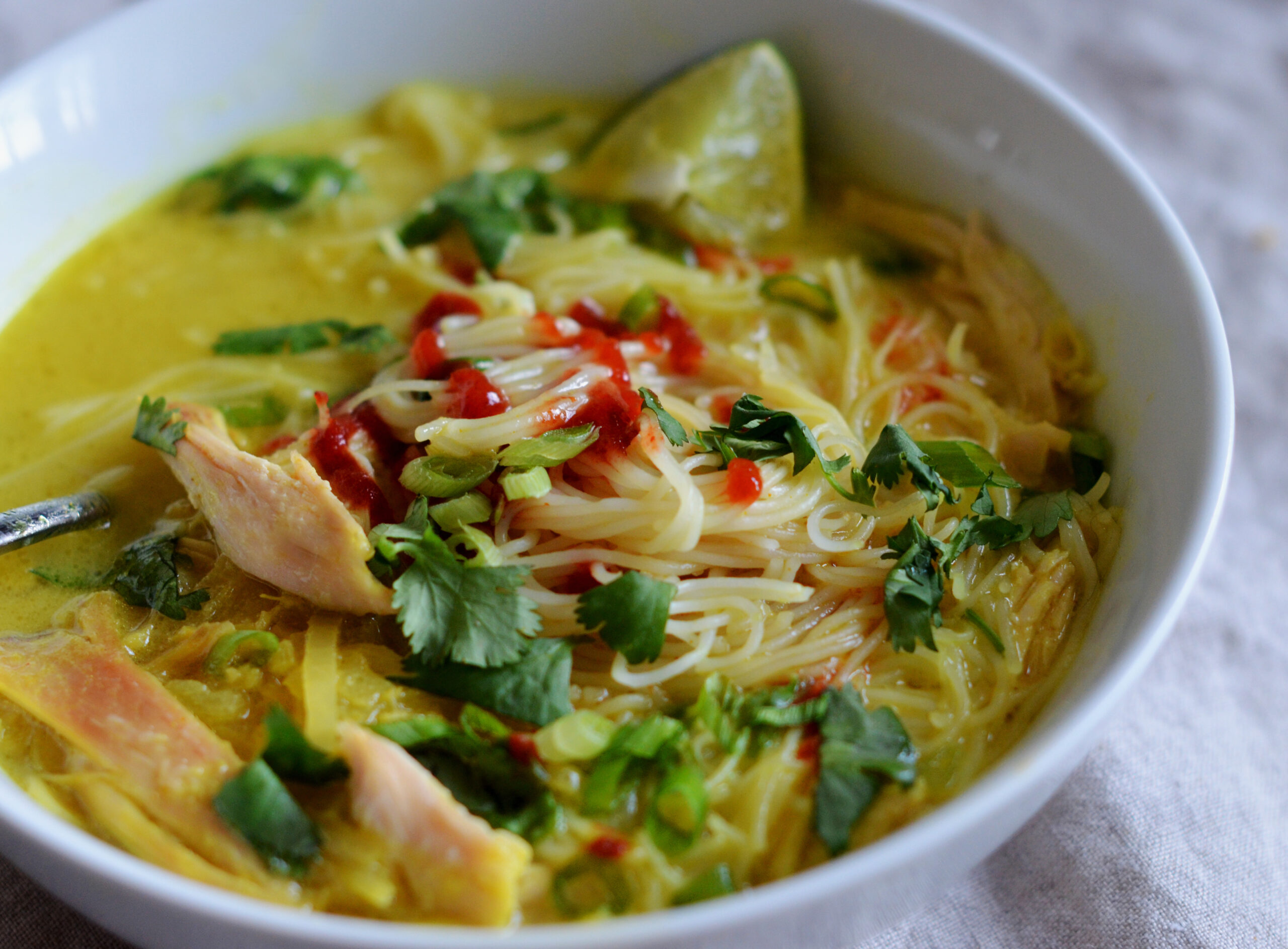 Simple Thai noodle soup