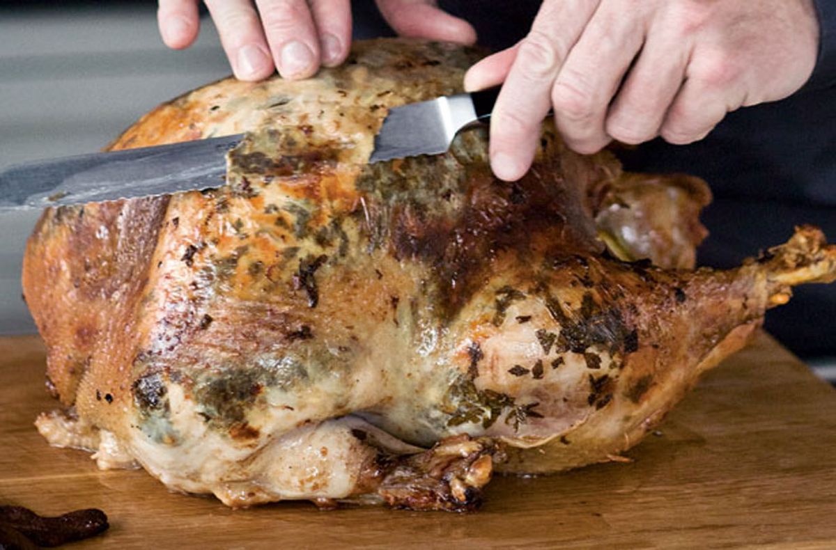 Gordon Ramsay's roast turkey crown