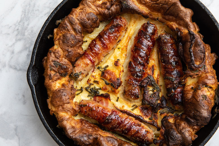 Christmas toad in the hole