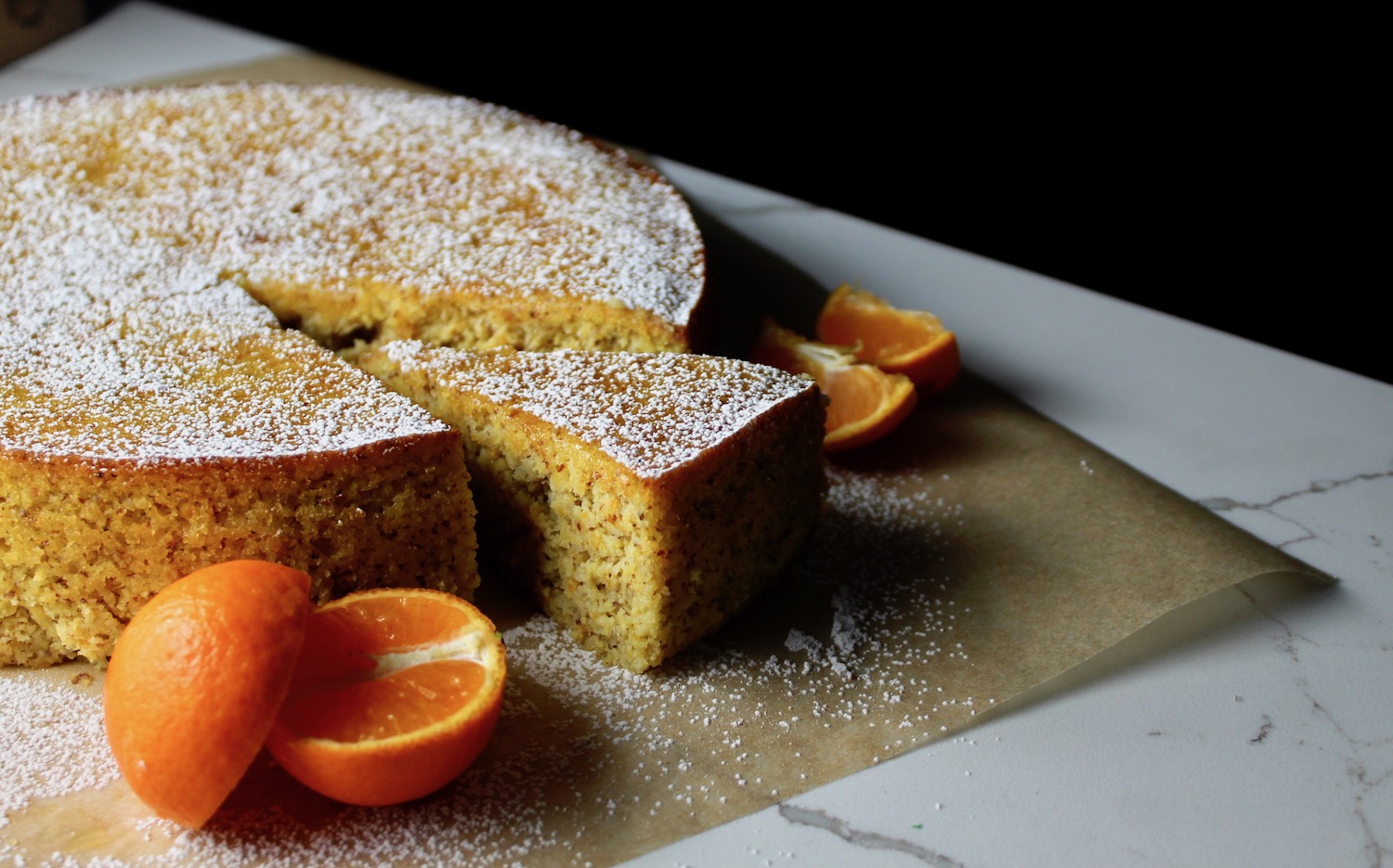 Clementine and almond cake