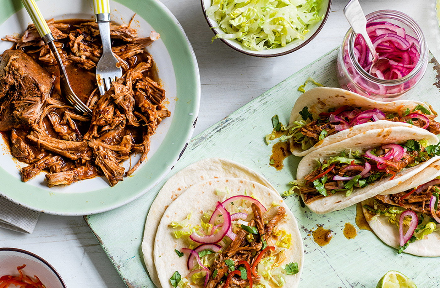 Pulled pork tacos