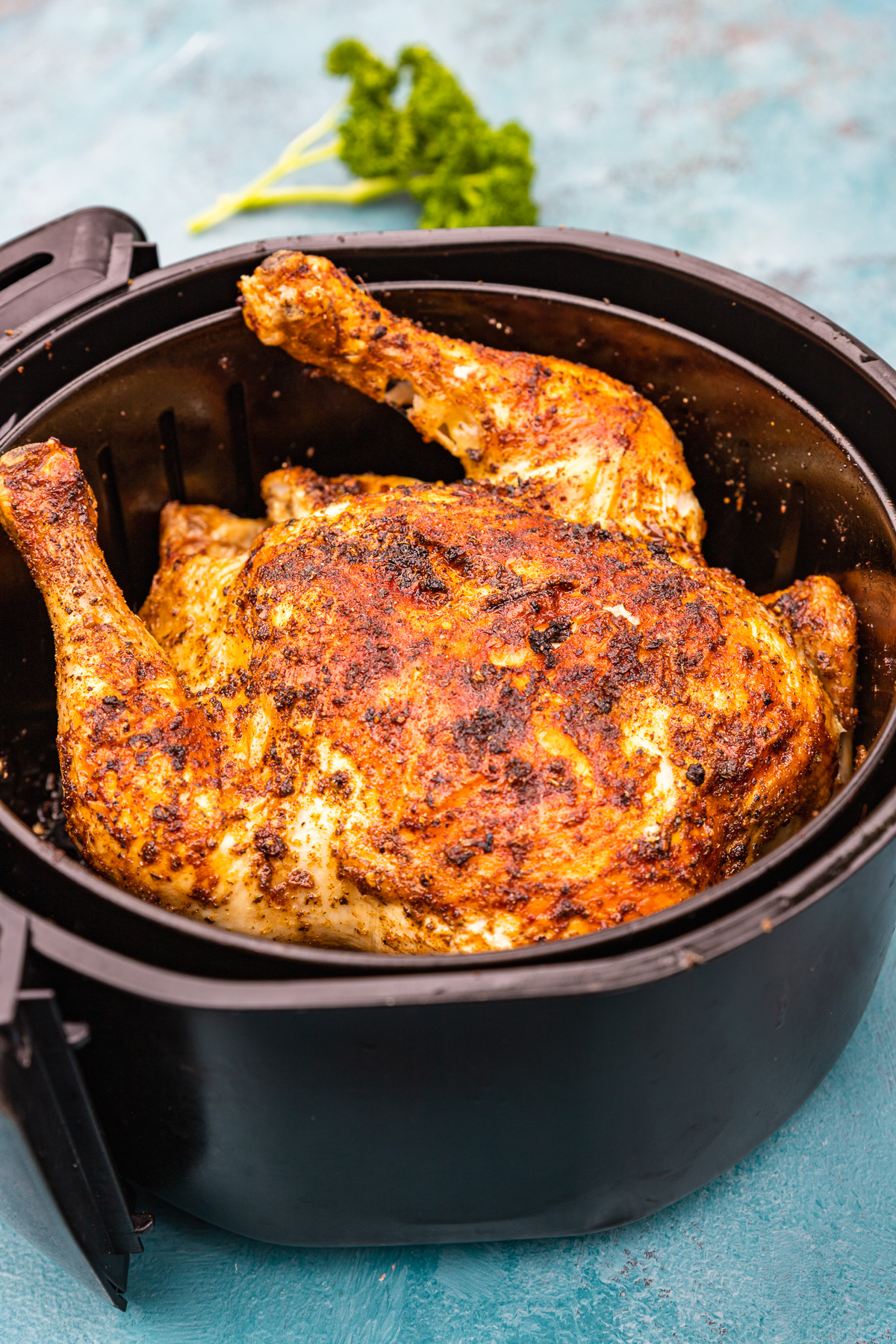 Air fryer roast chicken