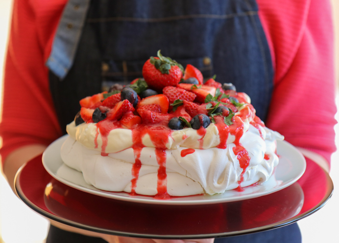 Caribbean pavlova