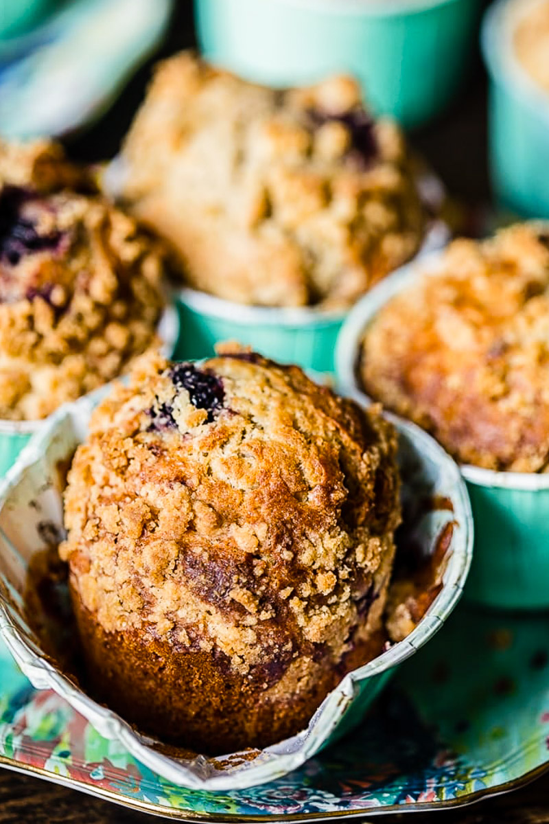 Blackberry muffins