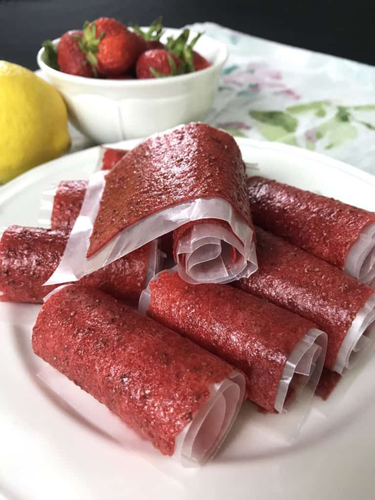 Fruit leathers