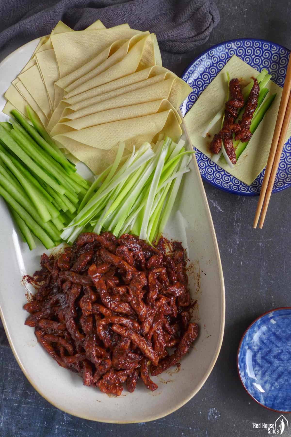 Peking-style vegetable dumplings