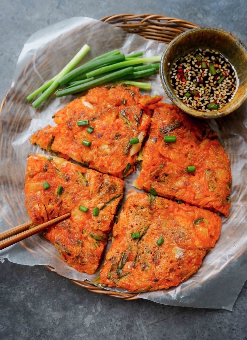 Korean kimchi pancake