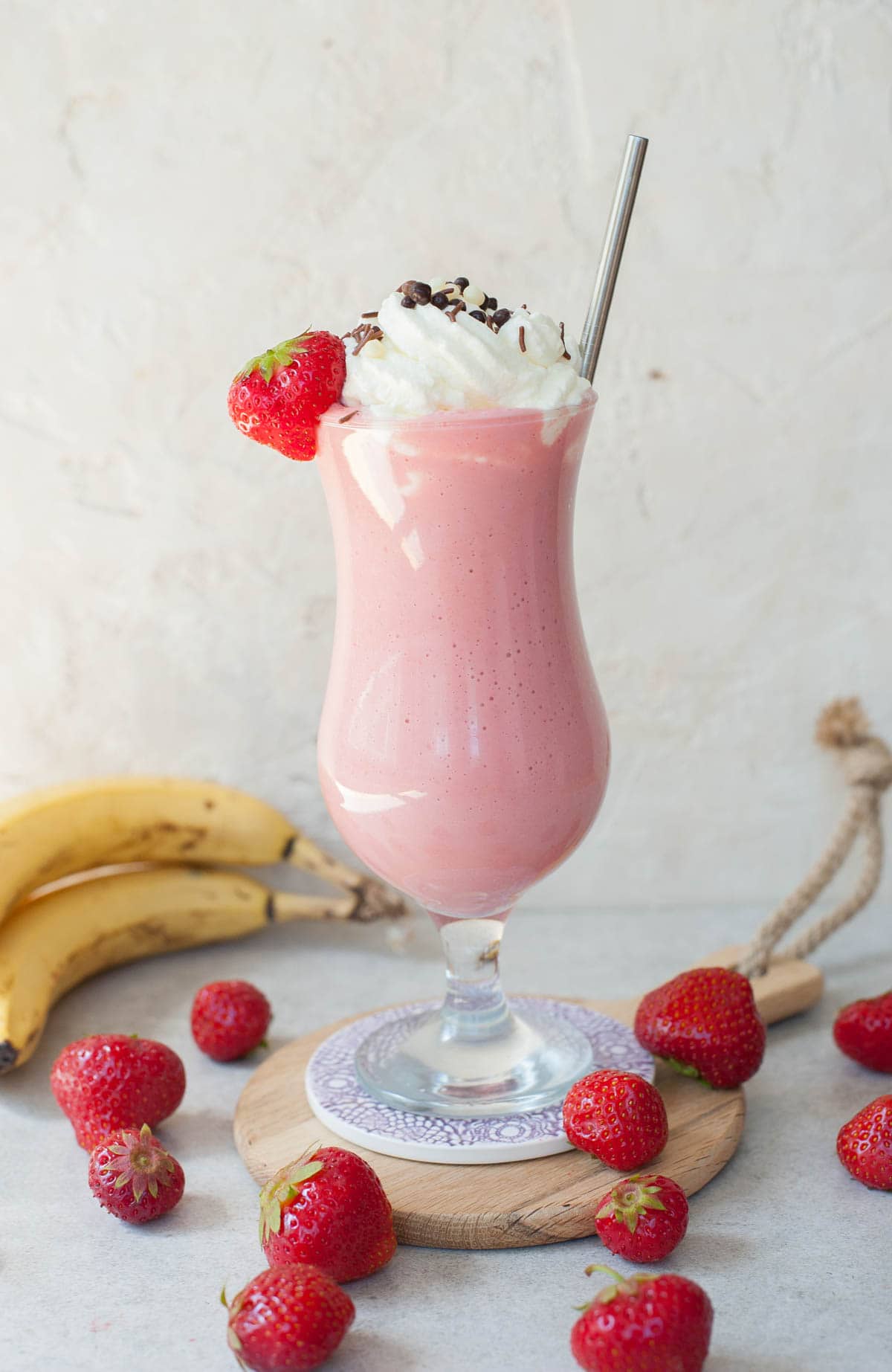 Strawberry and banana smoothie