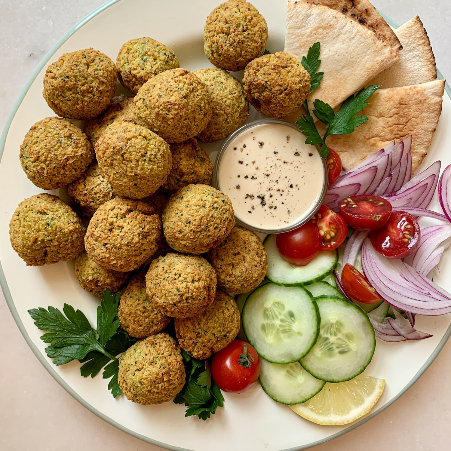 Air fryer falafel