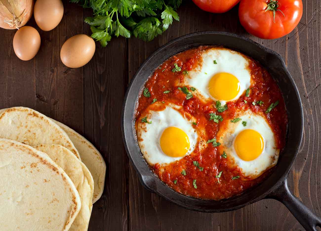 Baked bean shakshuka