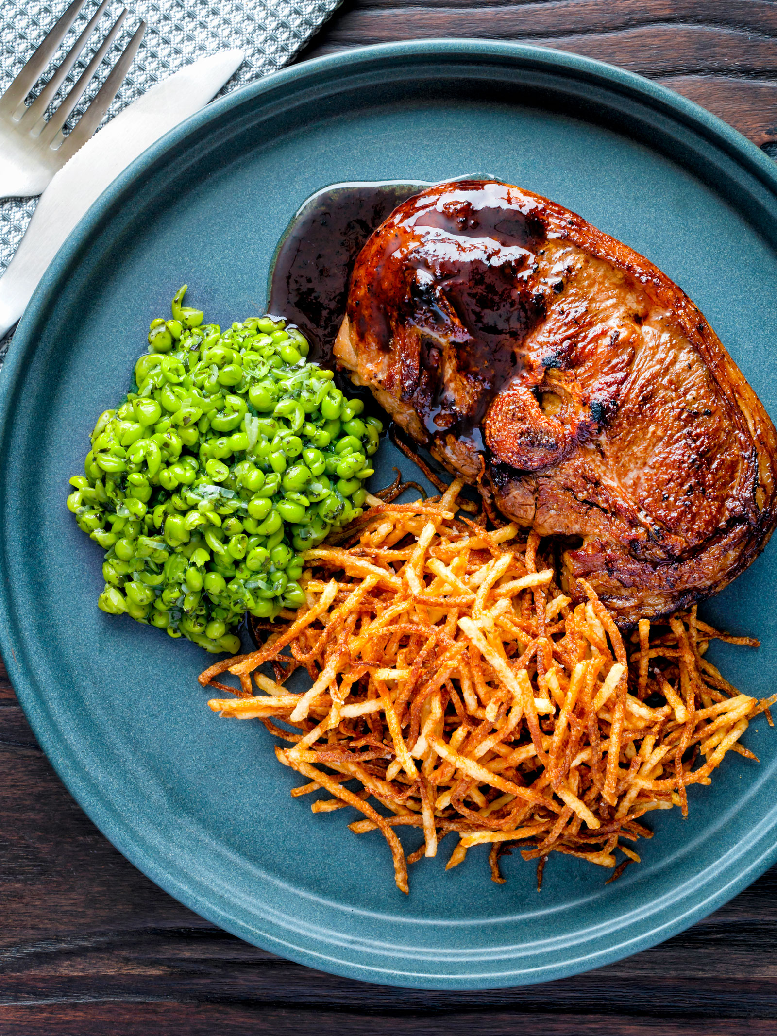 Spiced-up Barnsley chops