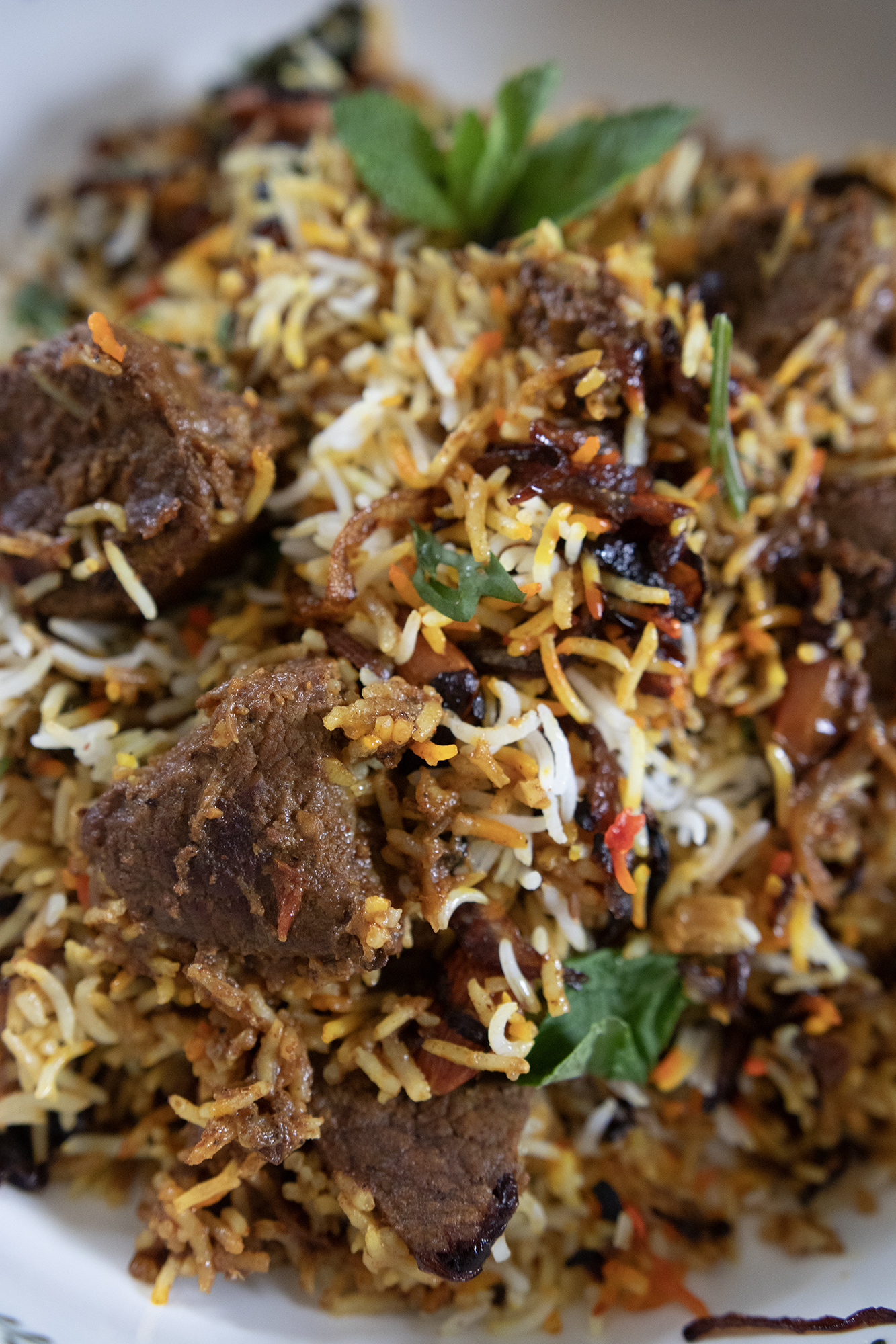 Beef biryani