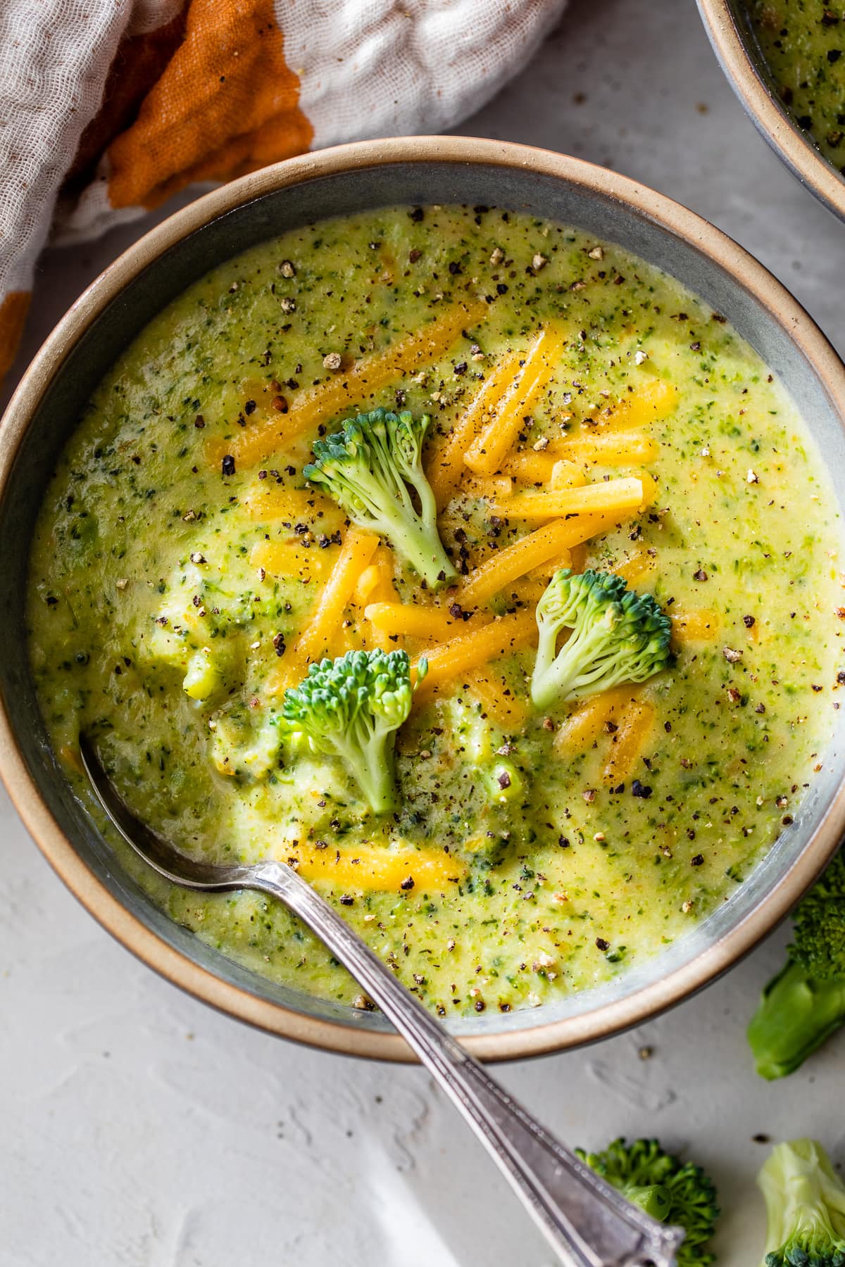 Broccoli and cheese soup