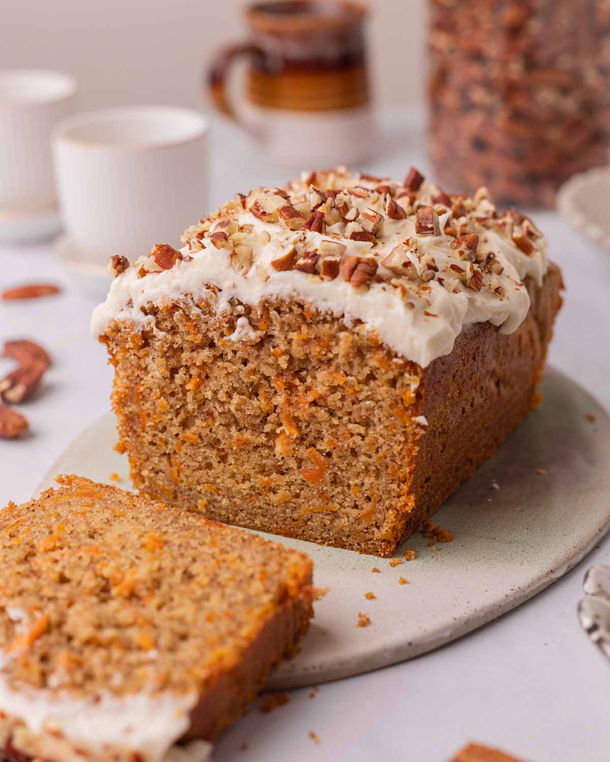 Carrot cake loaf