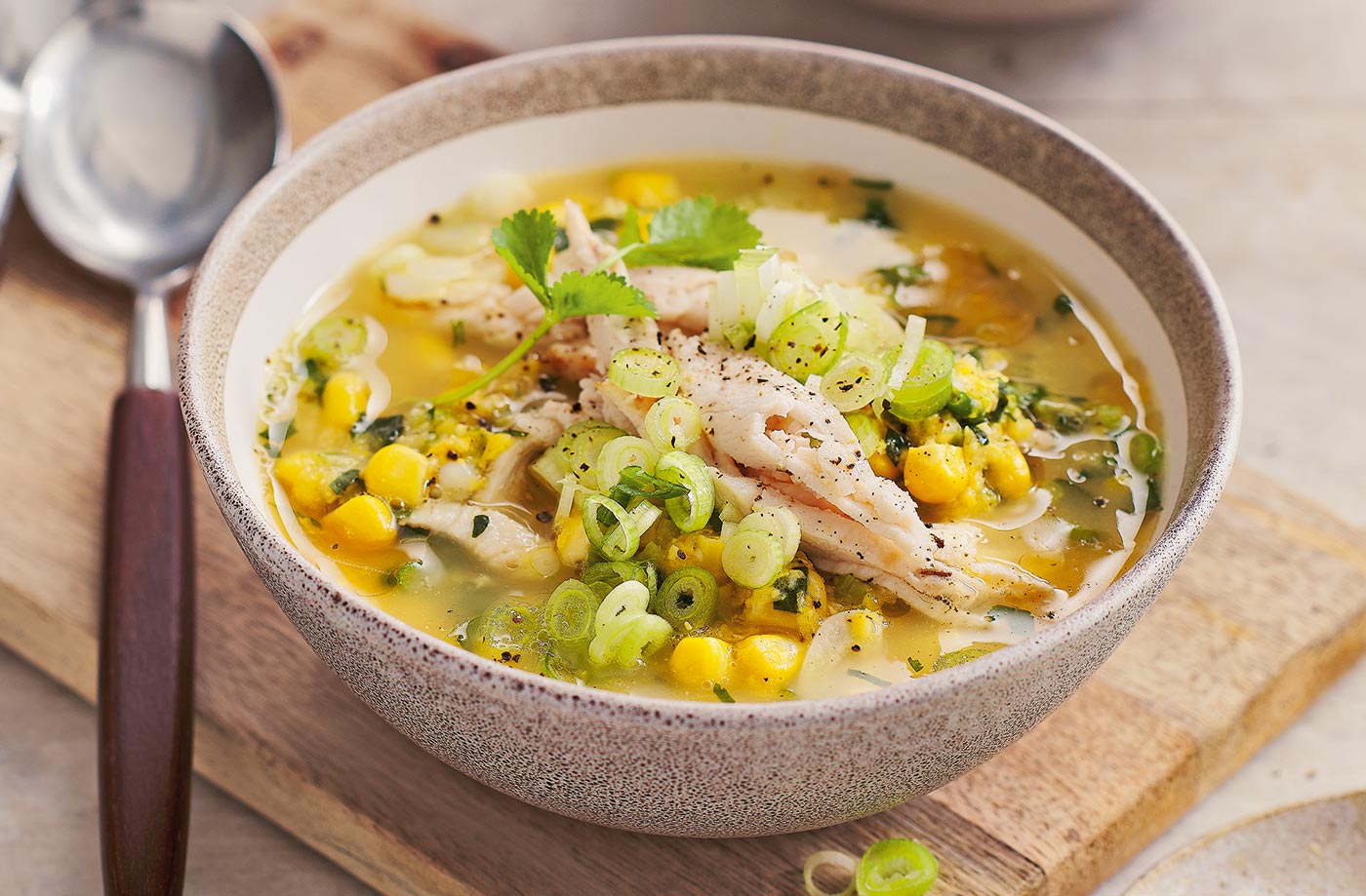 Chicken and sweetcorn soup