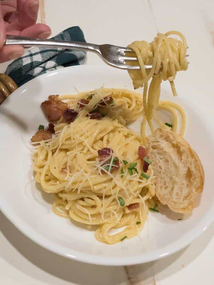 Foolproof spaghetti carbonara