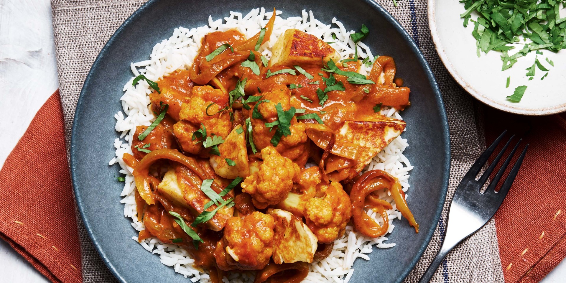 Halloumi curry