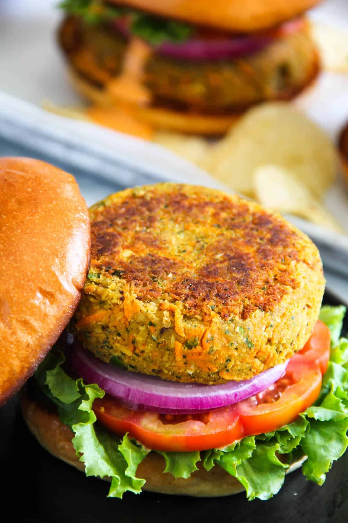 Chickpea burgers