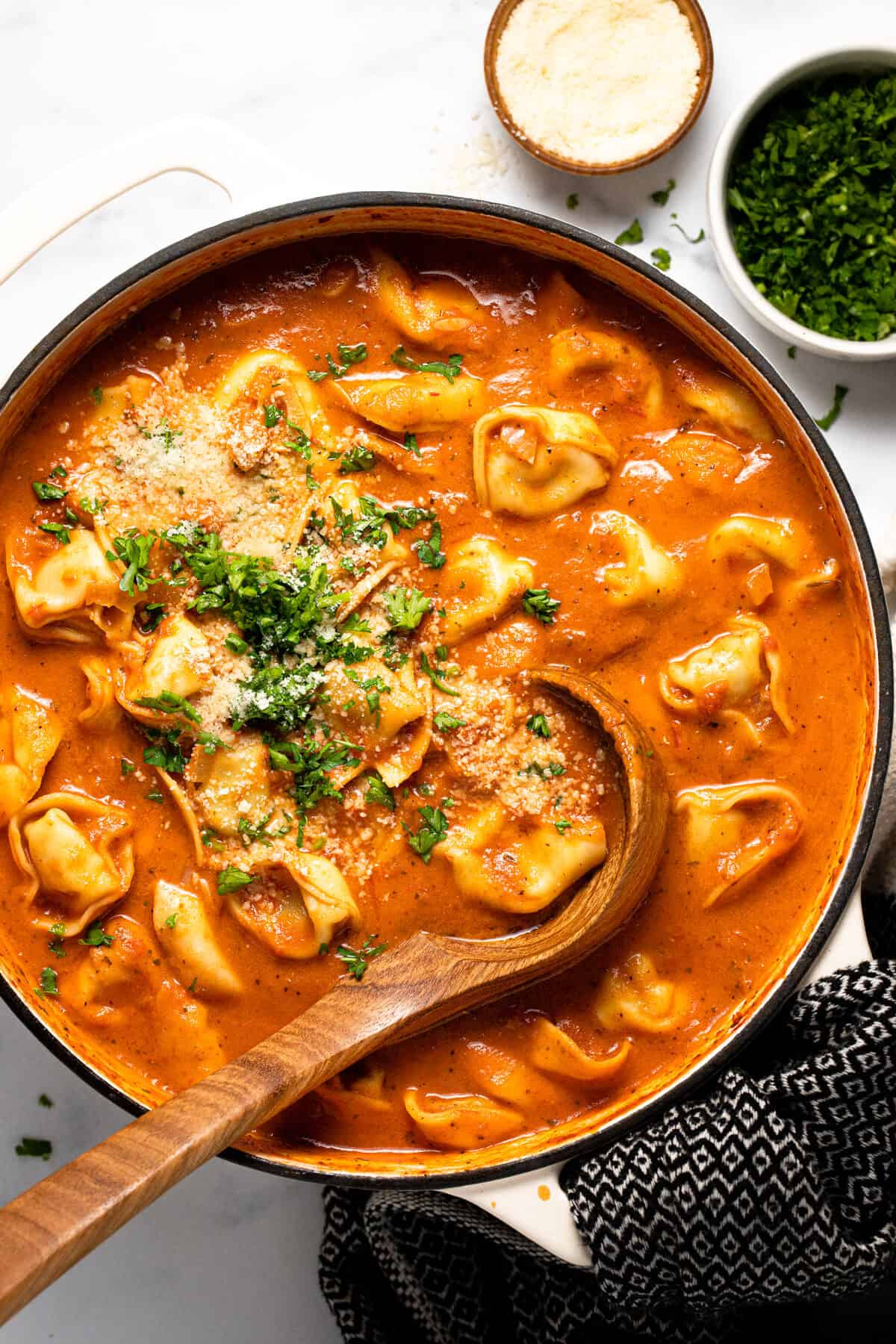 Tortellini soup