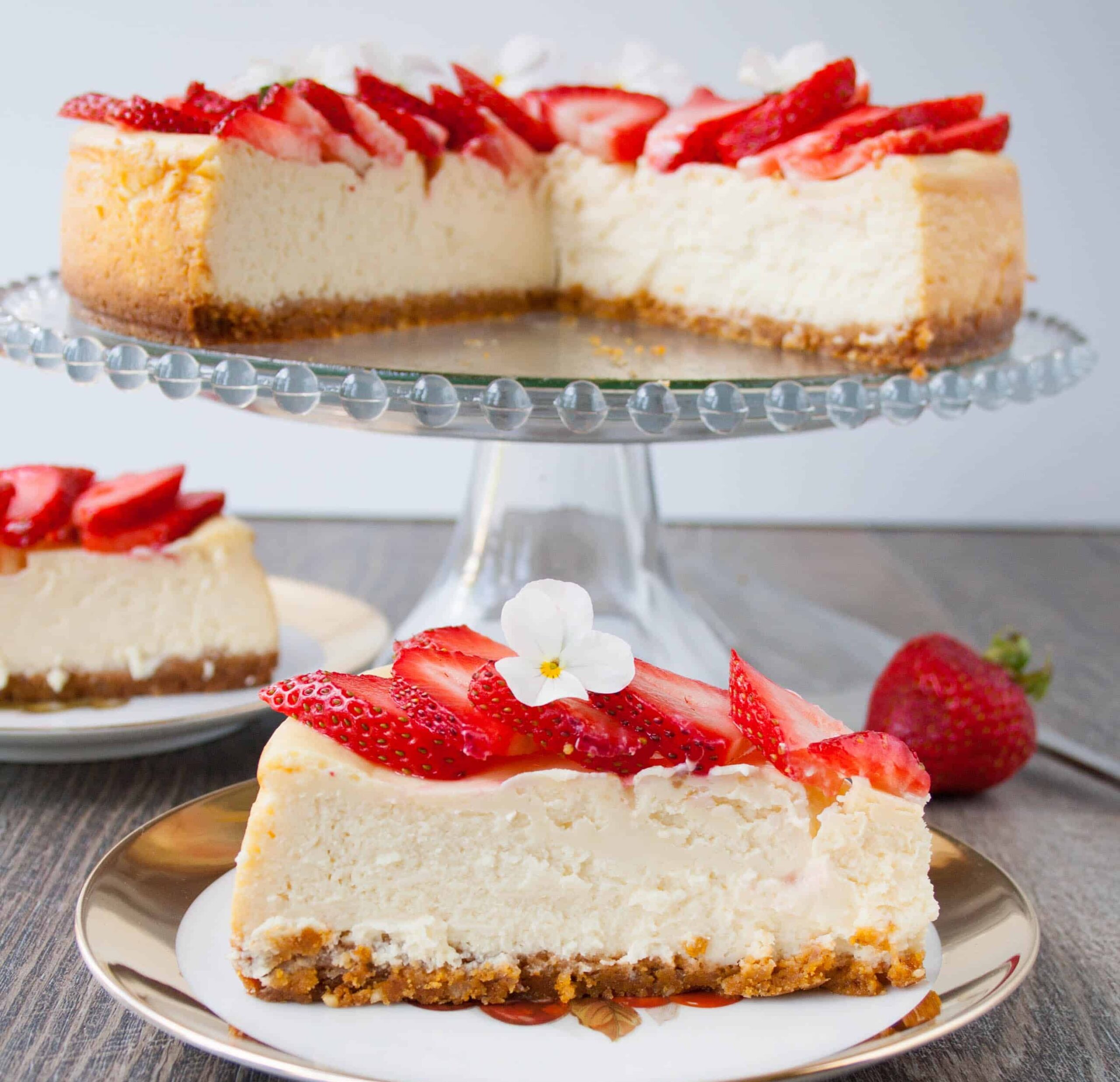 White chocolate cheesecake