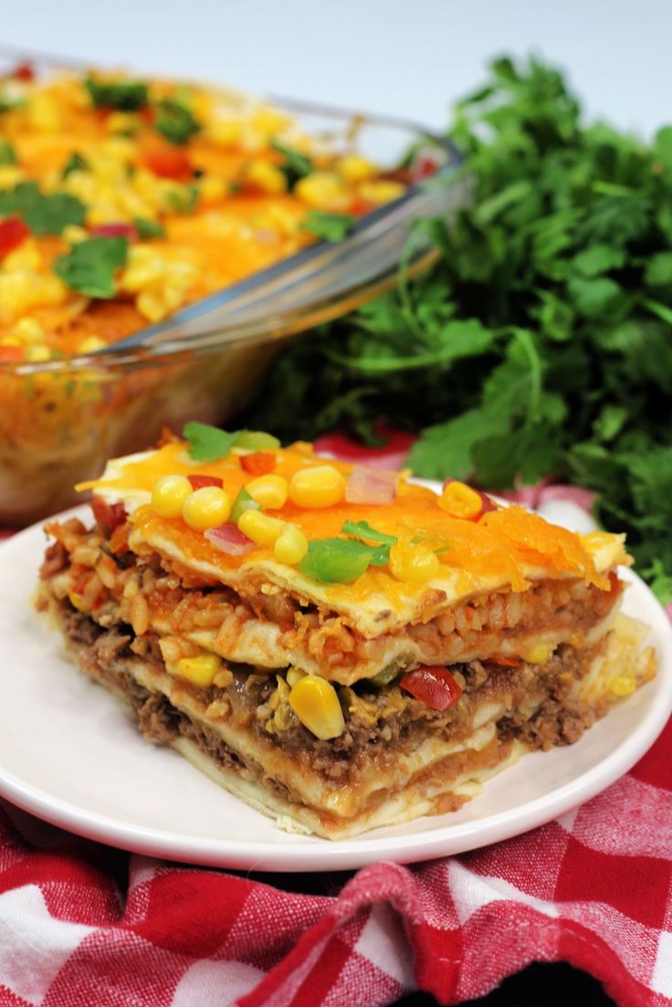 Mexican tortilla bake