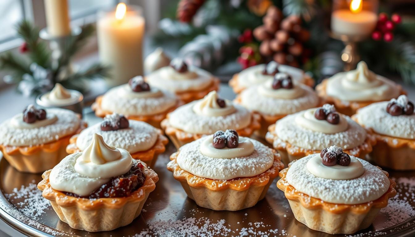 Iced mince pies