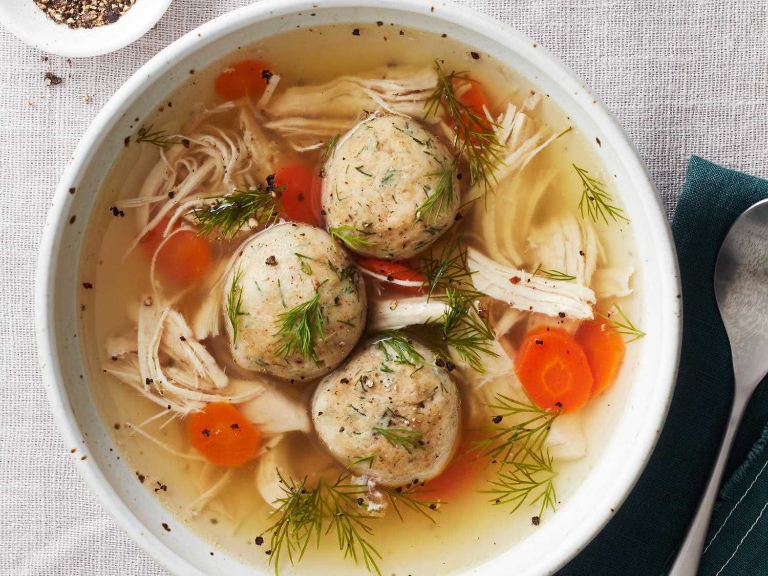 Matzo ball chicken soup