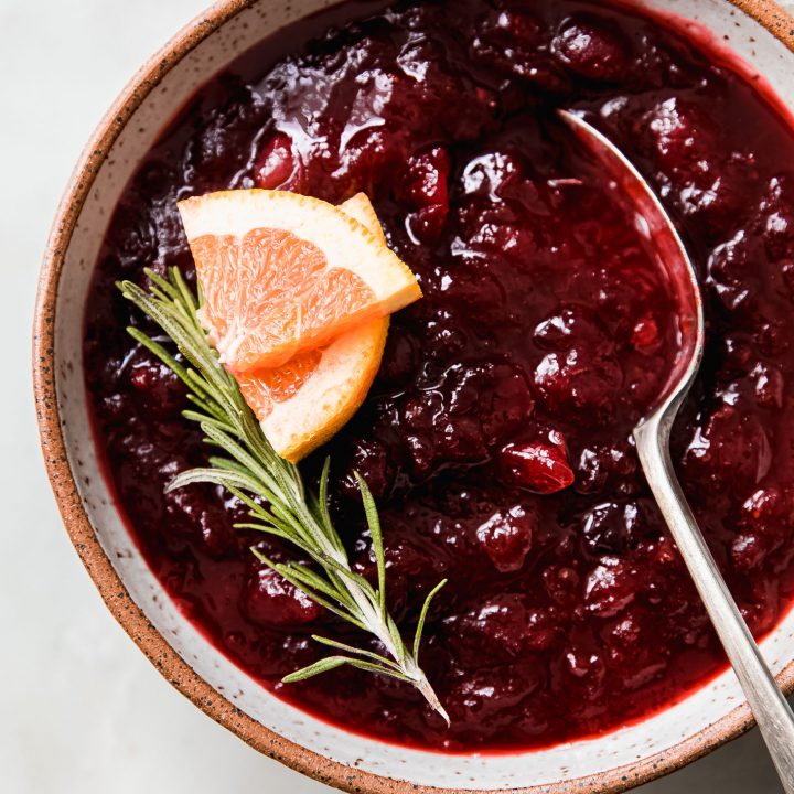 Fresh cranberry sauce