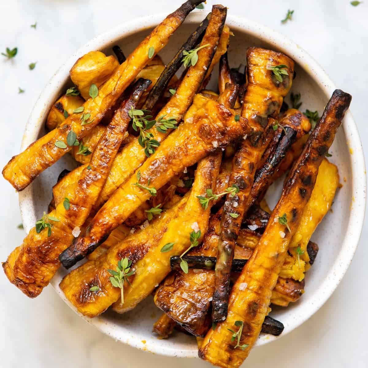 Roast parsnips