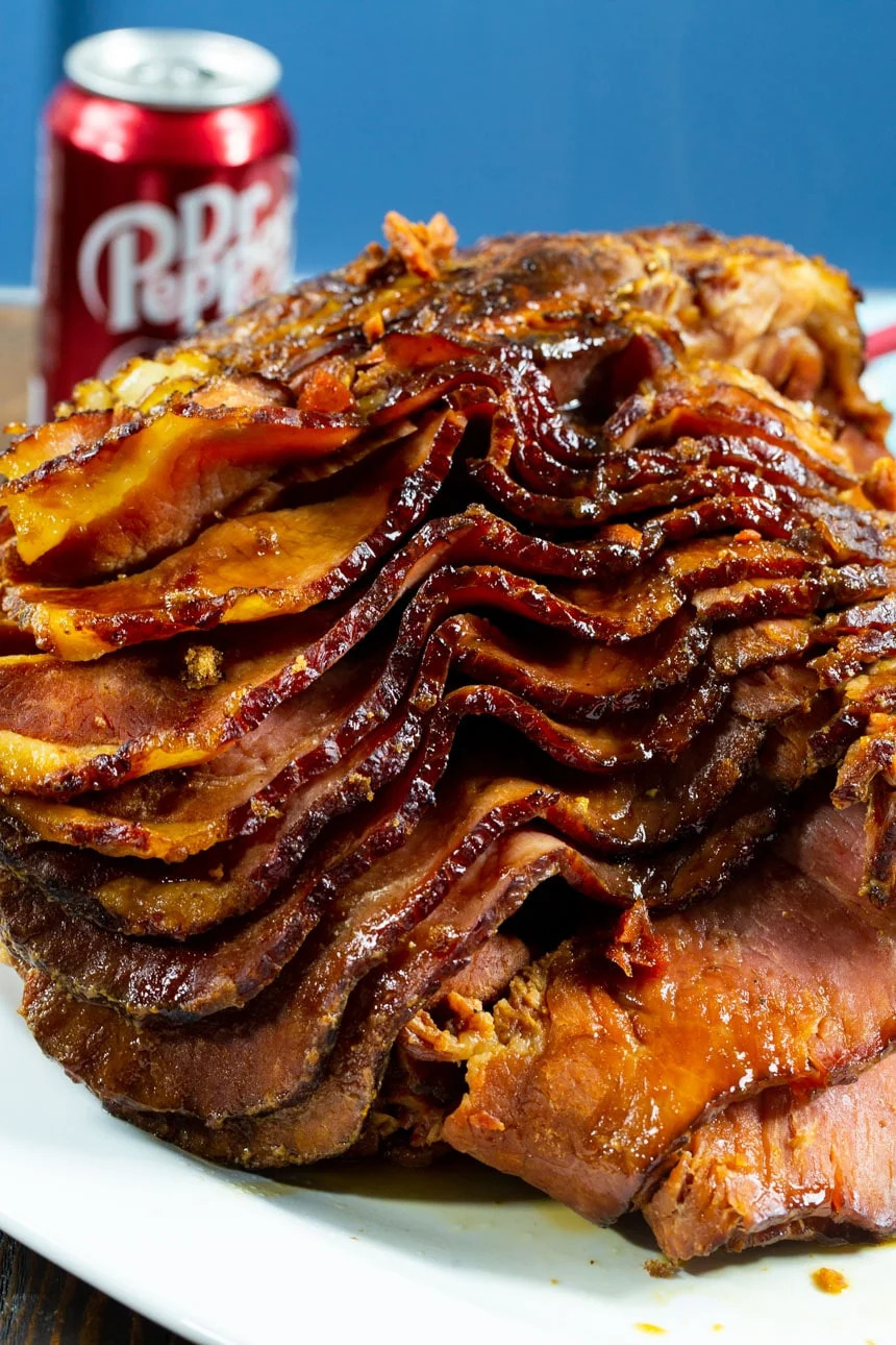 Slow cooker cola ham